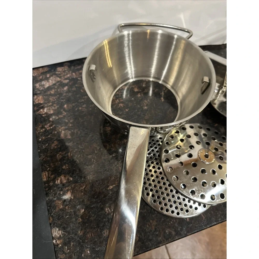 All-Clad Food Mill Stainless Steel 3 interchangeable disks